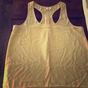 Yellow tank